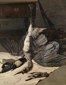Stillleben mit Reiher, 1867 von Jean Frederic Bazille