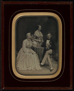 Porträt von Jean Gabriel und Anne-Charlotte-Adélaide Eynard mit Madame Charrière