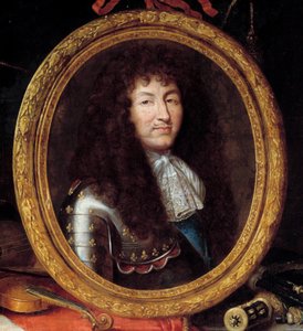 Porträt von Ludwig XIV., König von Frankreich (1638-1715) (Detail)