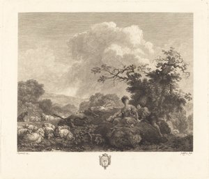 Annette im Alter von zwanzig Jahren von Jean Godefroy after Jean Honoré Fragonard