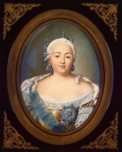Porträt von Kaiserin Elisabeth Petrowna 1709-1762
