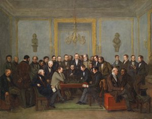 Episches Schachspiel zwischen Pierre Saint Amant und Howard Staunton im Jahr 1843