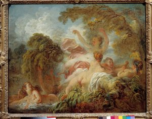 Badende von Jean Honore Fragonard