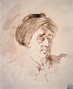 Kopf mit Turban von Jean Honore Fragonard