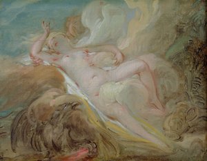 Jupiter und Io von Jean Honore Fragonard