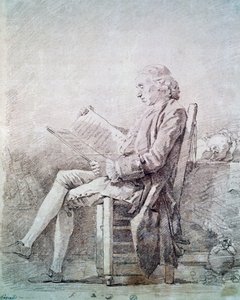 Porträt des Abtes von Saint Non von Jean Honore Fragonard
