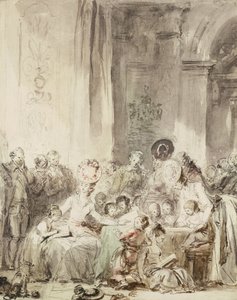 Der Wettbewerb Le concours von Jean Honore Fragonard