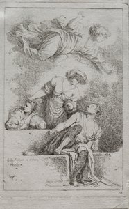 Die Jünger am Grab von Jean Honore Fragonard