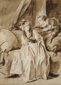 Der Brief oder Das spanische Gespräch von Jean Honore Fragonard