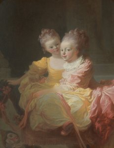 Die zwei Schwestern von Jean Honore Fragonard