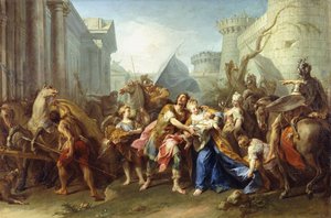 Hektor nimmt Abschied von Andromache, 1727
