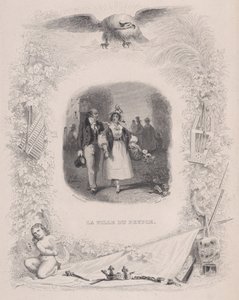 Tochter des Volkes aus Die Lieder von Béranger, 1829 von Jean Ignace Isidore Gérard