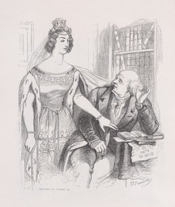 Lebewohl, Chansons aus den gesammelten Werken von Béranger, 1836 von Jean Ignace Isidore Gérard