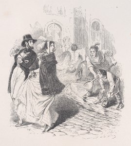 Überall sind Wasserhähne, Gießkannen jeder Form, Schaufeln und Töpfe jeder Größe, 1843