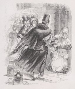 Die arme Frau aus den gesammelten Werken von Béranger von Jean Ignace Isidore Gérard