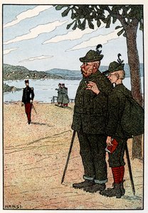Vogesen Bilder; In Gerardmer von Jean Jacques (1873 1951) Waltz
