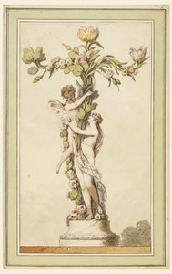 Porzellankerzenhalter von Jean Jacques Francois Le Barbier