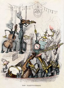 Dampfkonzert, 1844 von Jean Jacques Grandville