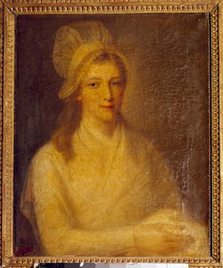Porträt von Marie Anne Charlotte Corday (Jean Jacques Hauer)