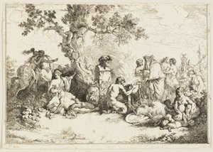 Opfer für den Gott Pan von Jean Jacques Lagrenee