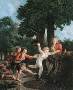 Emilio gewinnt das Rennen, für Illustration oder Bildung Emilio (Emile ou de l