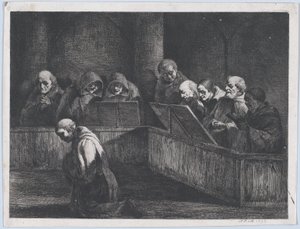 Mönche beim Singen von Jean Jacques de Boissieu