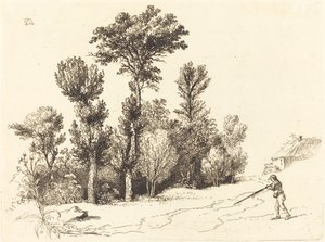 Kleines Wäldchen beim Jäger von Jean Jacques de Boissieu