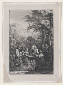 Die Botanikstunde, 1804 von Jean Jacques de Boissieu
