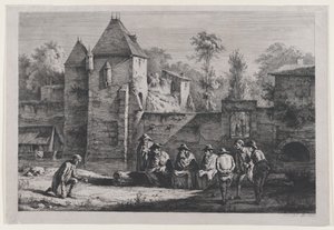 Das alte Tor von Vaise, Lyon, 1803 von Jean Jacques de Boissieu