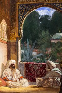 Im Palast des Sultans (Detail) von Jean Joseph Benjamin Constant