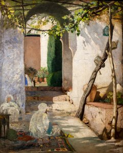 Marokkanischer Innenhof von Jean Joseph Benjamin Constant