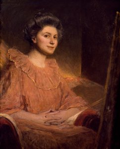 Porträt von Angele Delasalle von Jean Joseph Benjamin Constant