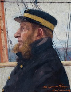 Porträt von Kapitän Frangeul, 23. Januar von Jean Joseph Benjamin Constant