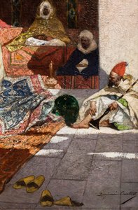 Geschenke eines Paschas (Detail) von Jean Joseph Benjamin Constant