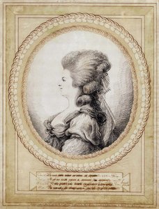 Porträt von Marie Antoinette von Österreich
