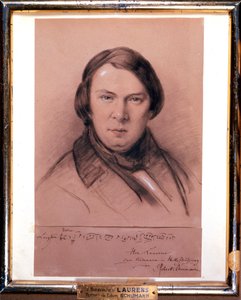 Robert Schumann, deutscher Komponist, Mitte des 19. Jahrhunderts von Jean Joseph Bonaventure Laurens