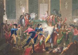 Die Verhaftung von Robespierre, 