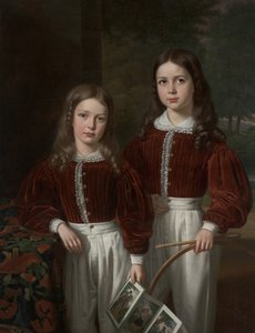 Porträt von zwei Kindern, wahrscheinlich die Söhne von M. Almeric Berthier, Comte de LaSalle von Jean Joseph Vaudechamp