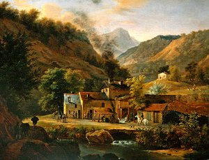 Dauphine Landschaft, ca. 1820 von Jean Joseph Xavier Bidauld