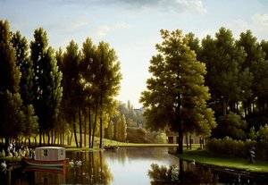 Le parc à Mortefontaine von Jean Joseph Xavier Bidauld