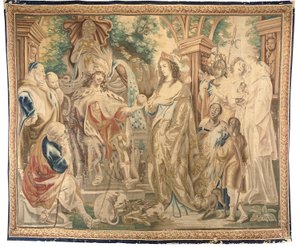 Brüsseler Wandteppich aus einem Satz von sechs von Jean Le and Eggermans Daniel II Clerc
