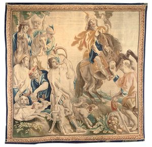 Brüsseler Wandteppich aus einem Satz von sechs, ca. 1650 von Jean Le and Eggermans Daniel II Clerc