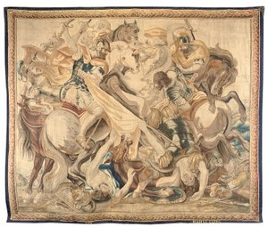 Brüsseler Wandteppich aus einem Satz von sechs, ca. 1650 von Jean Le and Eggermans Daniel II Clerc