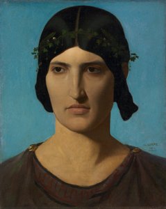 Kopf einer italienischen Frau