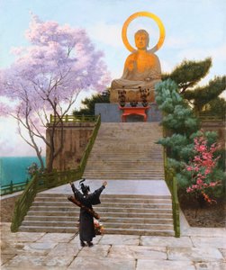 Japaner flehen eine Gottheit an von Jean Leon Gerome