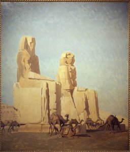 Der Koloss von Theben, Memnon und Sesostris. Studie