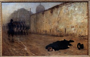Die Hinrichtung des Marschalls Michel Ney am 7. Dezember um neun Uhr morgens von Jean Leon Gerome