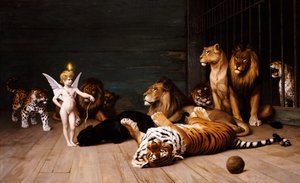 Wer auch immer du bist, hier ist dein Meister von Jean Leon Gerome