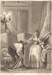 Le cocu battu et content von Jean Louis Delignon and Antoine Jean Duclos after Jean Honoré Fragonard