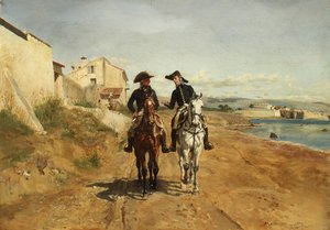 Ein General und sein Adjutant, 1869 von Jean Louis Ernest Meissonier